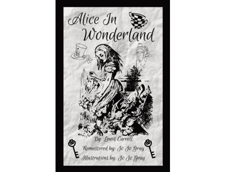 Livro Alice In Wonderland de Lewis Carroll e Jo Jo Gray (Inglês)