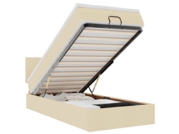 Ottoman Bed, Ottoman Beds Vidaxl Creme Tecido (90 X 200 Cm)