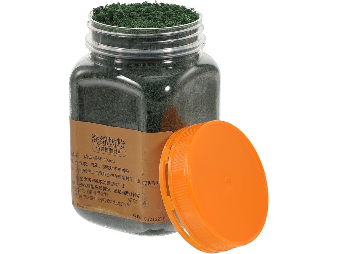 Pó De Árvore Em Esponja 400ml, Material De Areia Para Modelo Diy