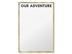 Magnetic Board Our Adventure For The Living Room Espelharte (70x100 Cm)