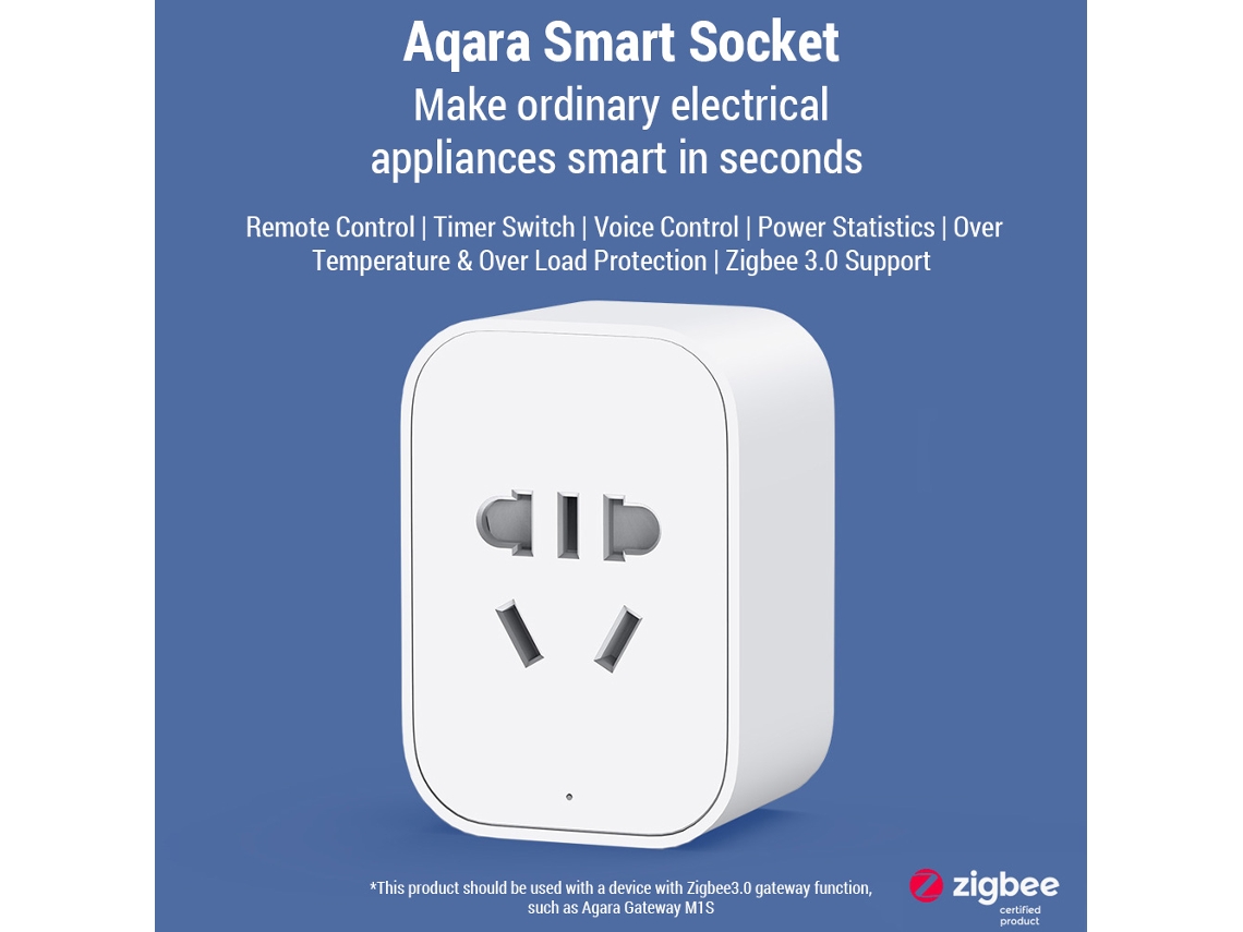 Adaptador Inteligente Aqara Com Controle De Energia