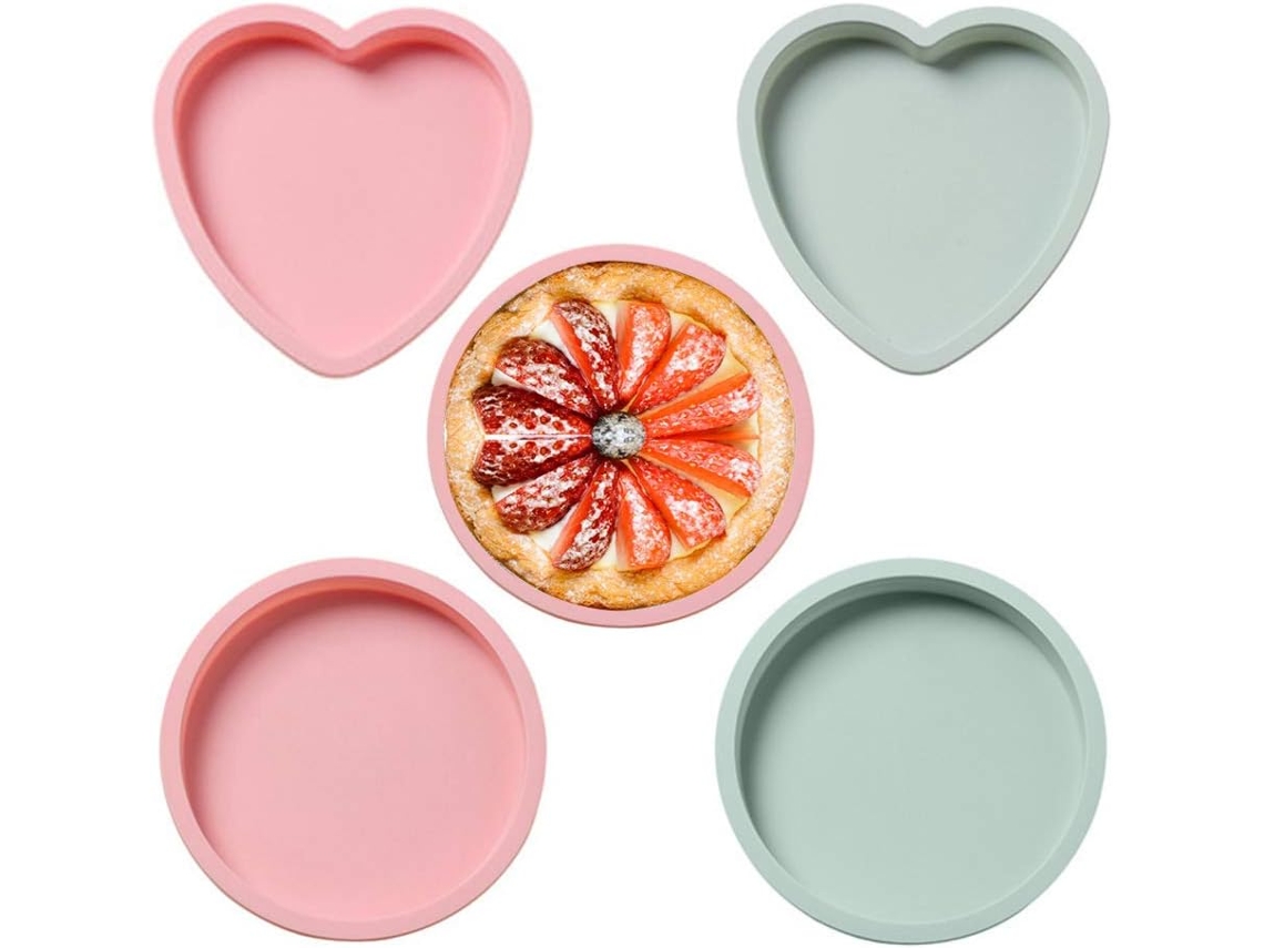 Forma Para Pão E Bolos, Em Silicone, 15 Cm, 6 Polegadas, Revestimento Antiaderente, Para Forno, Confeitaria E Preparo Doméstico