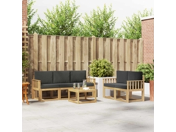 Vidaxl Conjunto De Sofás Para Exterior 6 Pcs
