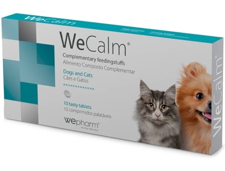 Wepharm Wecalm Alimento Complementar Cão & Gato 10 Comprimidos