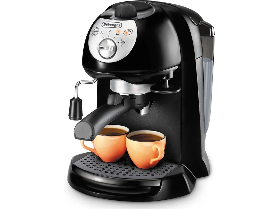 Máquina de Café Manual DELONGHI EC 201.CD.B (15 bar - Café moído e pastilhas)