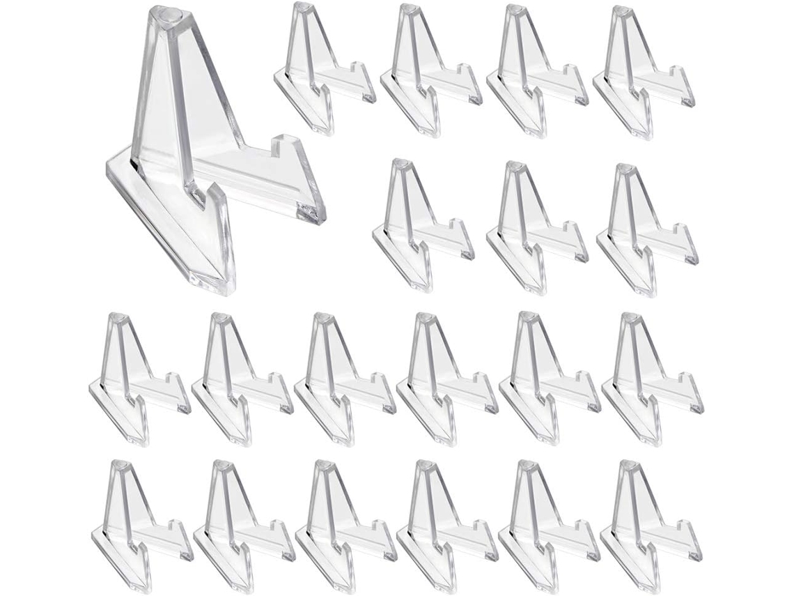 MEOIRUERY Elegantes Cavaletes De Acrílico, Mini Porta Moedas Transparente Com Aparência Cristalina Para Exibir Itens Colecionáveis, Ferramenta Prática Com Desig