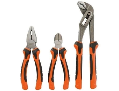 Conjunto De 3 Alicates 160 Mm, 180 Mm, 240 Mm Fischer Darex