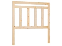 Bed Headboard, Bed Headboards Vidaxl Marrom Madeira De Pinho (81 X 100 Cm)