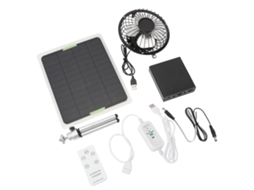 Laxiscreed Painel Solar Com Ventilador 20w E 2350 Rpm Para Refrescamento Eficiente