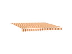 Conjunto 1 Toldo Retrátil Vidaxl Amarelo Tecido (450 × 300 Cm)