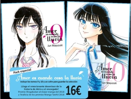 Livro Amor Es Cuando Cesa La Lluvia #9 Al 10 de Yun Mayuzuki (Espanhol)