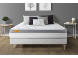 Colchão Base Memo Zen SEPTNUITS Espuma com memória Branco (140x200cm)
