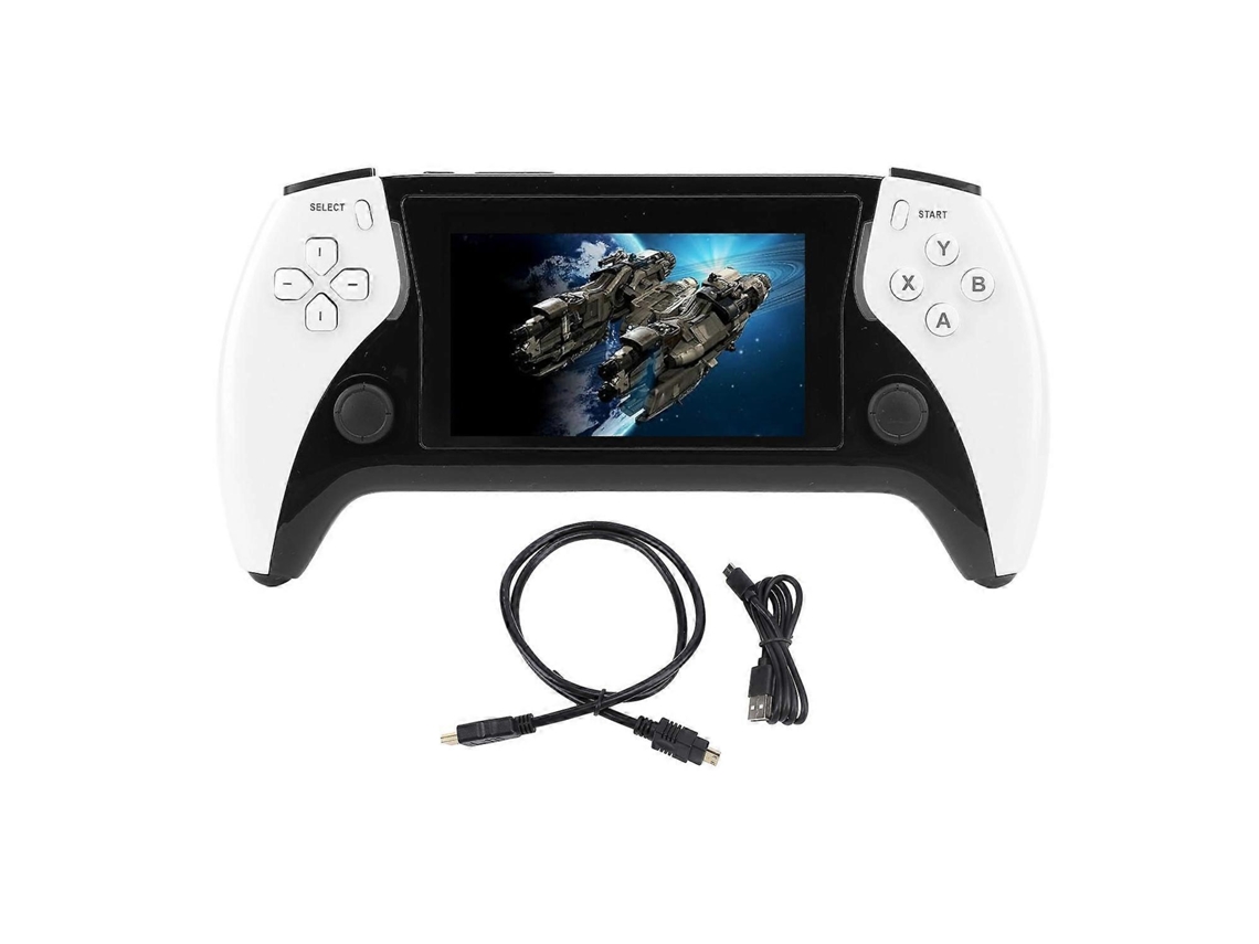 Console De Videogame Retrô Portátil Com Tela Ips De 4,3 Polegadas E Resolução De 800 X 480, Compatível Com 11 Emuladores. Ly Ebike