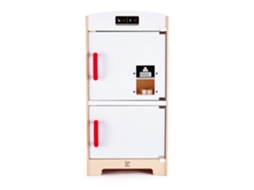 Geladeira E Freezer Infantil Hape Brinquedo De Cozinha De Madeira Branca
