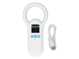 Scanner de Microchip para Pet 134.2khz com Tela Tft 1.44 Polegadas e Armazenamento de 500 Registros