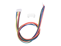 Conjunto De Conectores Jst Ph 2.0mm 7 Pinos Macho E Fêmea Laxiscreed 30cm Para Ligação Eletrónica