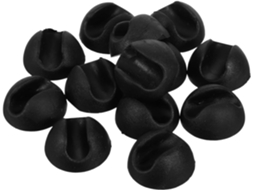 Vaguelly Conjunto De 12-protetores Pés Móveis Antiderrapantes Em Pvc Para Mesa Hairpin, Resistentes Ao Desgaste E Com