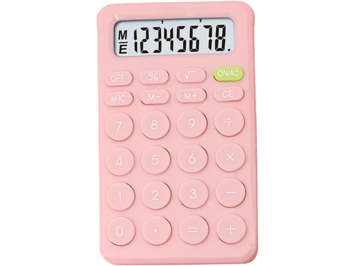 Calculadora Para Estudantes E Escritório, 8 Dígitos, Verde, Antiderrapante, Compacta, Escolar, Infan Gokoco