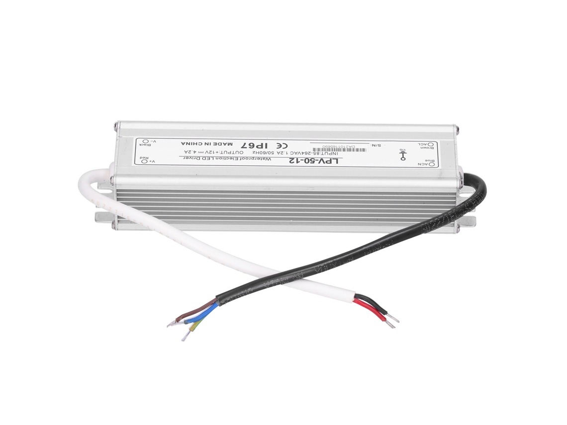 Driver Led 50w À Prova D'água 12v Dc