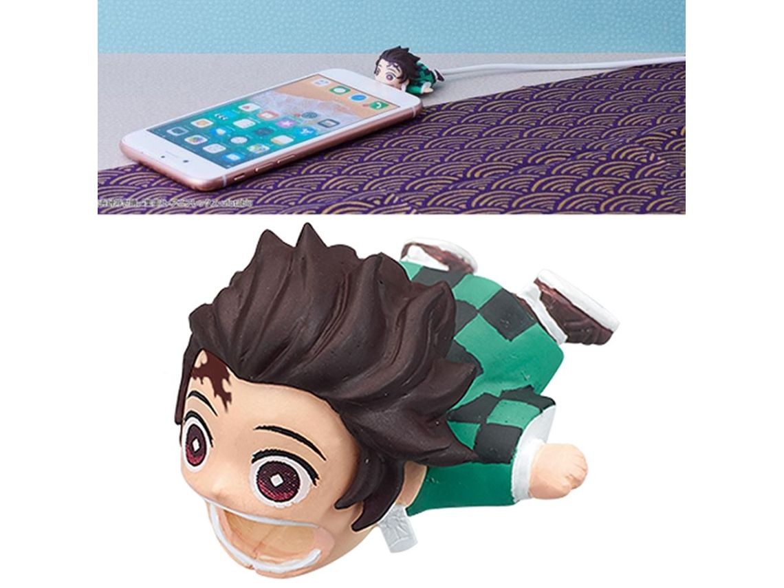 Protetor de Cabo Cute Cartoon Bites Anime Wire Protectors Chewers Cord Saver Silicone