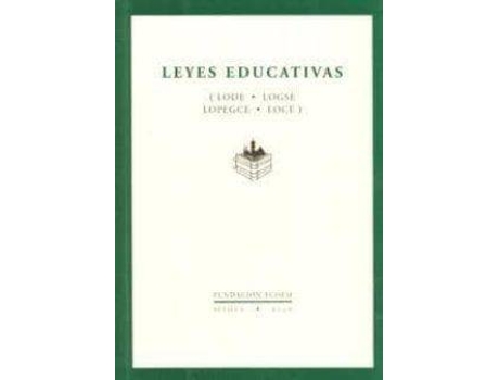 Livro Leyes educativas (LODE, LOGSE, LOPEGCE y Ley de calidad) de Aa.Vv. (Espanhol)
