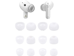 Ponta de ouvido YURU, compatível com LG Tone Free FP9, FP5, FP8, 6 pares, silicone macio, com toalha de limpeza