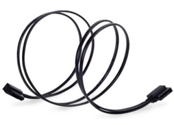 Cabo SATA SILVERSTONE (SATA - 50 cm - Preto)