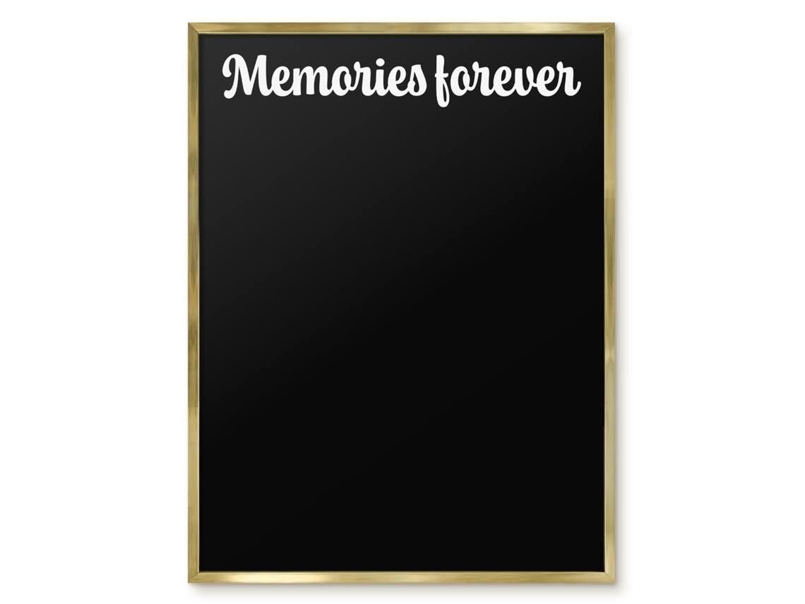 Quadro de vidro magnético "Memórias para sempre" para o hall Espelharte (60x80 cm)