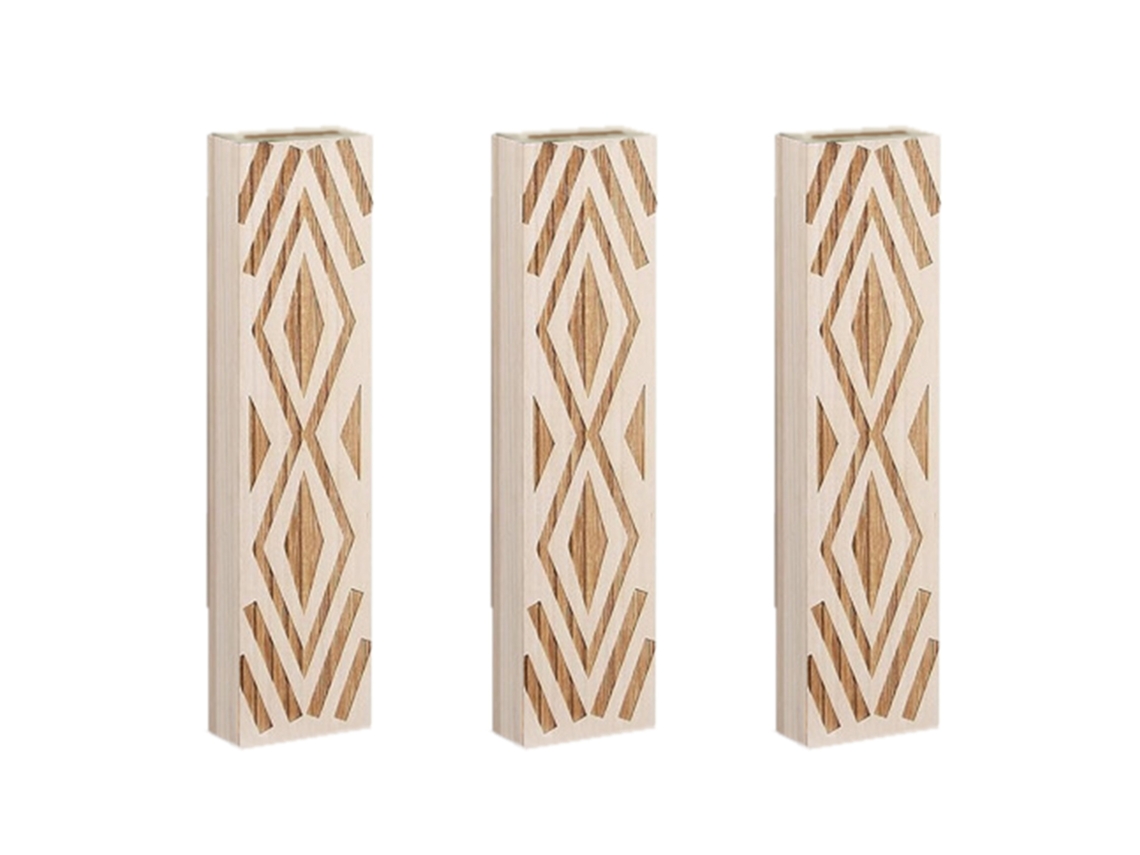 Laxiscreed Jogo De 3 Vasos Boho Para Decoração De Parede Com Flores