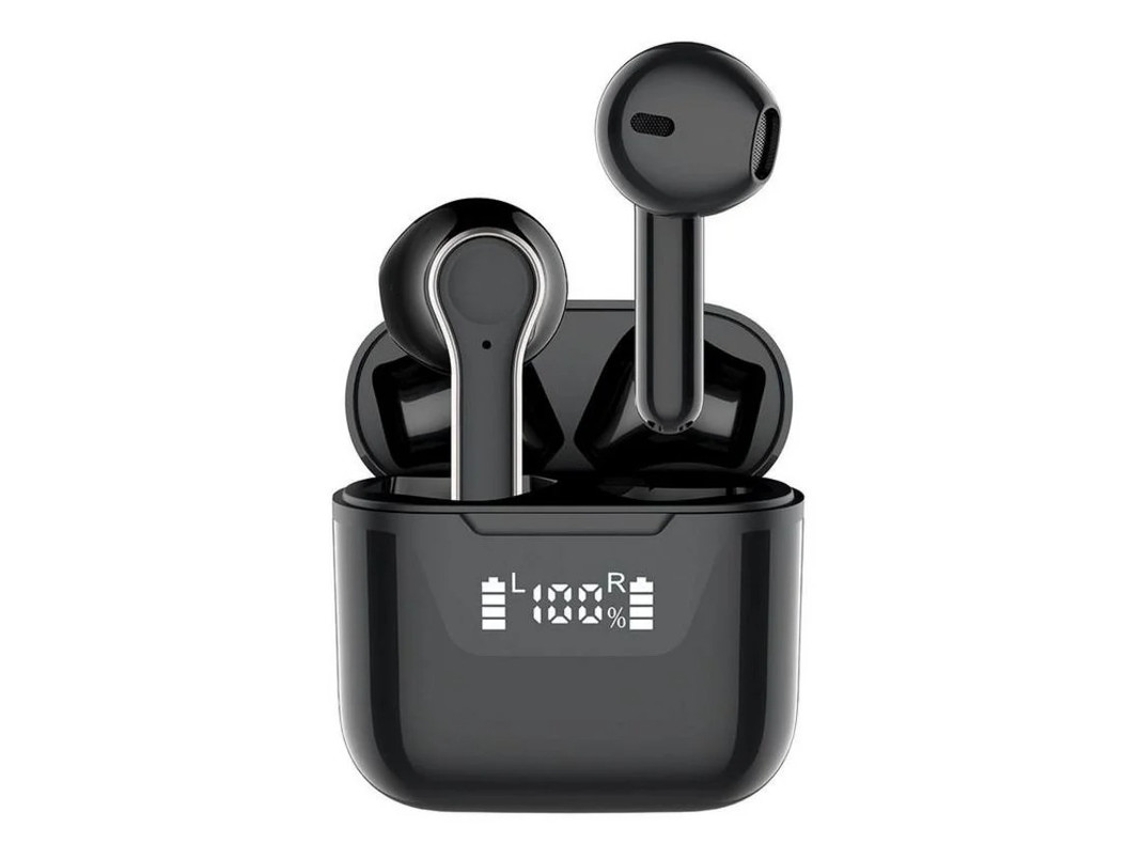 Auriculares Sem Led Horas Reprodução Bestvite Tecido Bluetooth À Prova De Água Preto