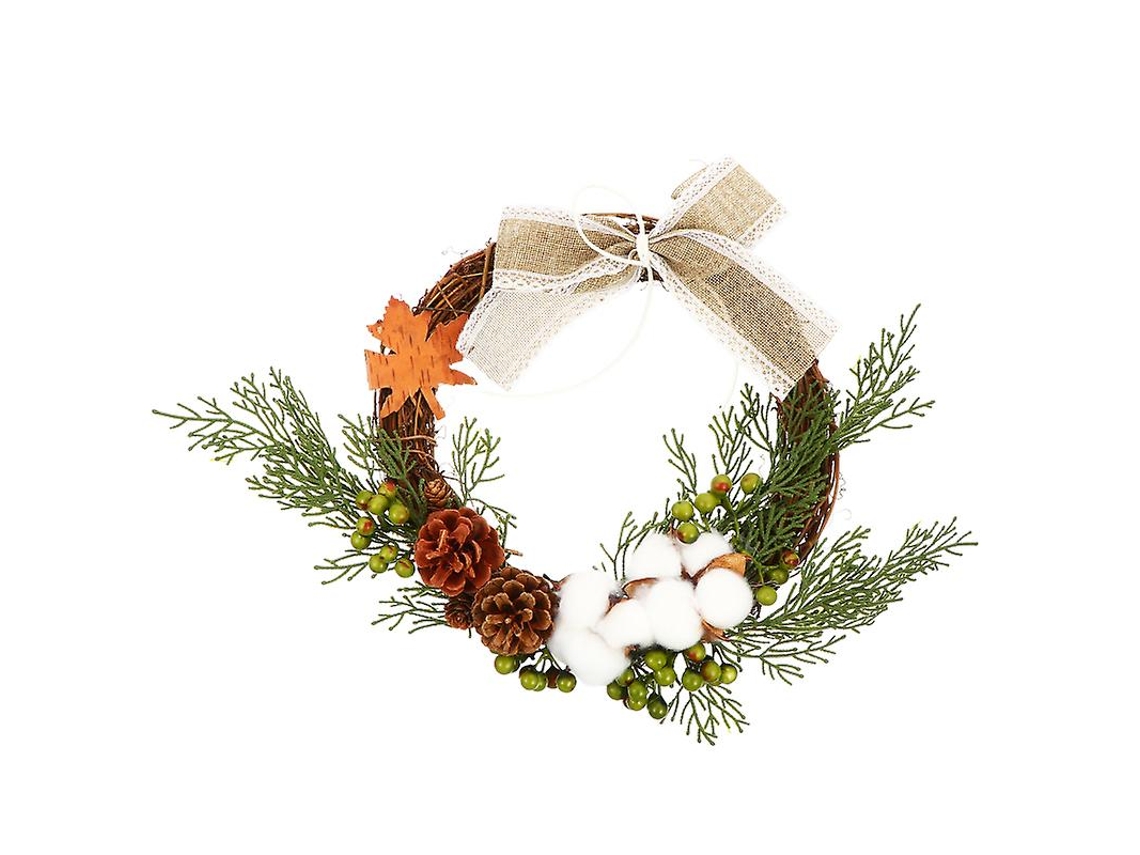 Grinalda Floral de Natal ALLINLESS
