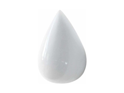 Conjunto De 2 Ganchos Criativos Em Formato De Gota Para Parede, Decoração Moderna, 7, 5 X 4, 8 Cm/branco