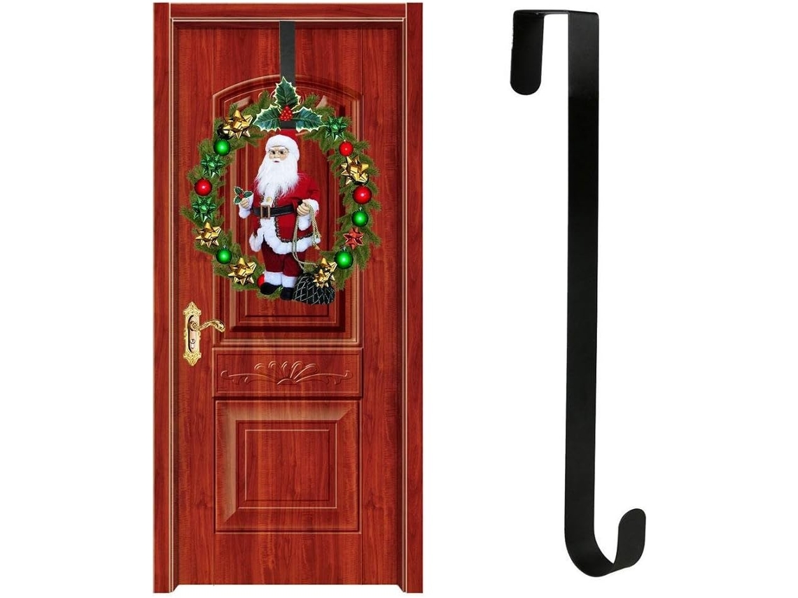 Suporte de Metal Premium para Guirlanda, 38 Cm , para Decoração de Natal, Grande BRILVIBERA (15 Polegadas)