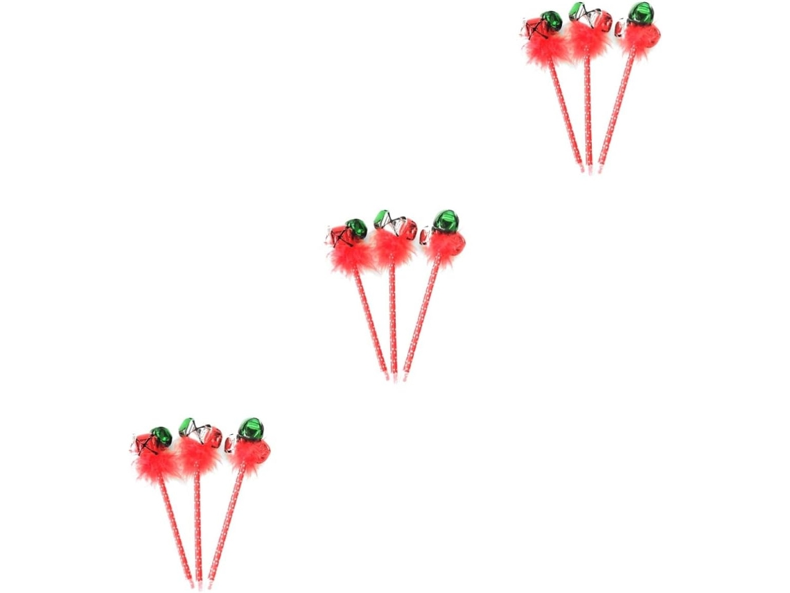 Conjunto De 9 Canetas Esferográficas Nuobesty Para As Festas Fim Ano,