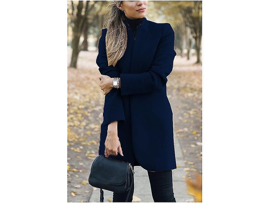 JAQUETA Fasst de Lã para Mulher, Moda e Quente, Ajustada e Casual | S/MARCA