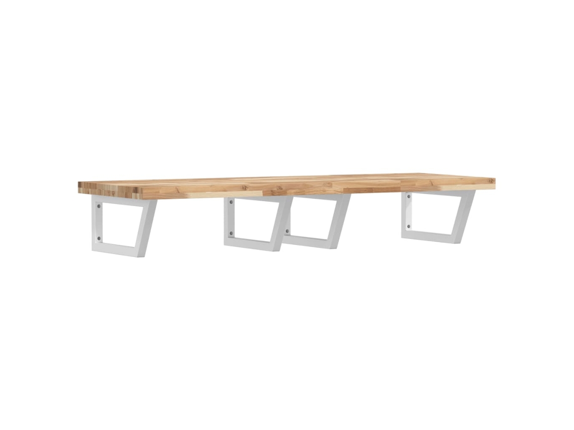 Basin Shelf, Basin Shelves Vidaxl Marrom Madeira De Acácia (120 X 50 X 4 Cm)