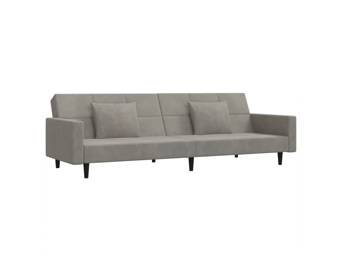 Sofa Bed, Sofa Beds Vidaxl Cinzeto Veludo (n/a)