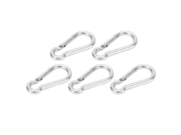 5pcs Mosquetão Aço Inoxidável 50mm para Rede Cão