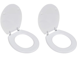 Toilet Seat, Toilet Seats Vidaxl Branco Mdf (n/a)
