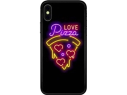 Capa iPhone XR BENJAMINS Pizza Multicor