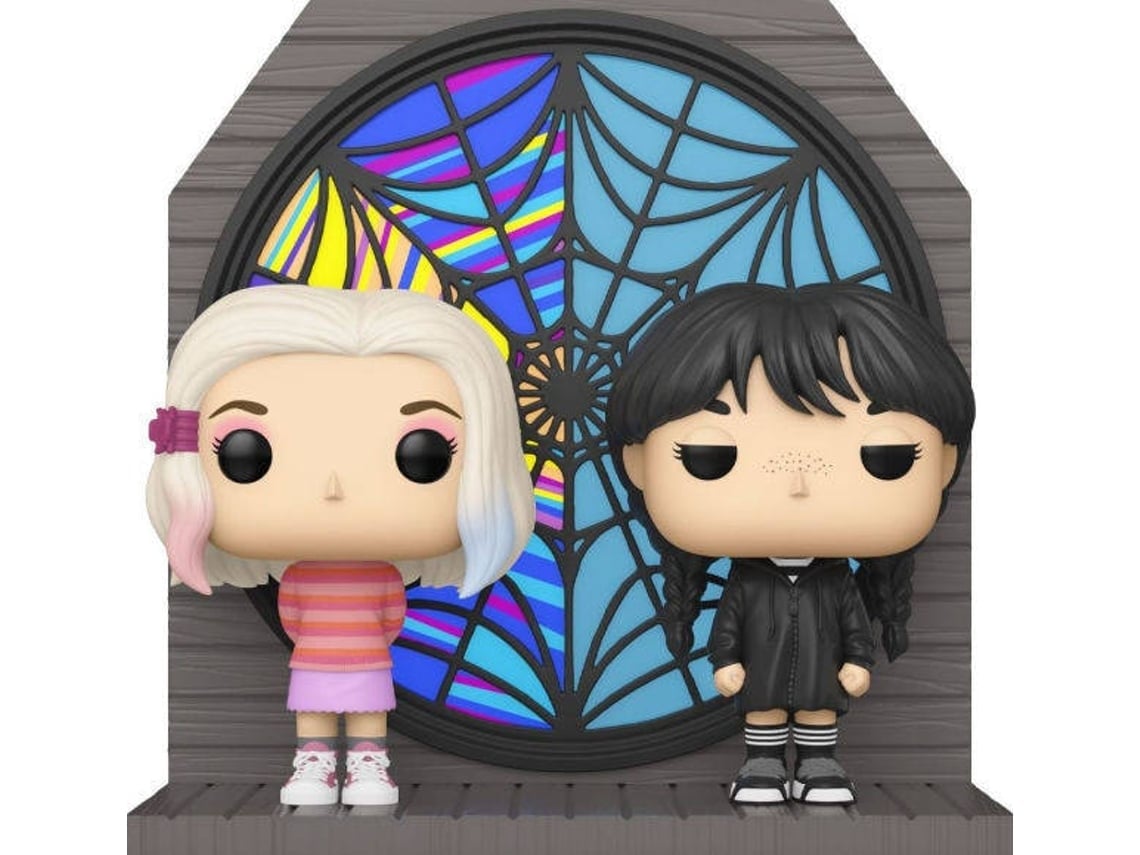 Figura FUNKO Pop! Moment: Wednesday - Wednesday & Enid (Outlet Caixa Aberta - Possível Chase)