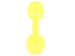 Pesas de plástico Business para crianças, seguras, divertidas, para exercício, barra, brinquedo, jardim de infância, amarelo
