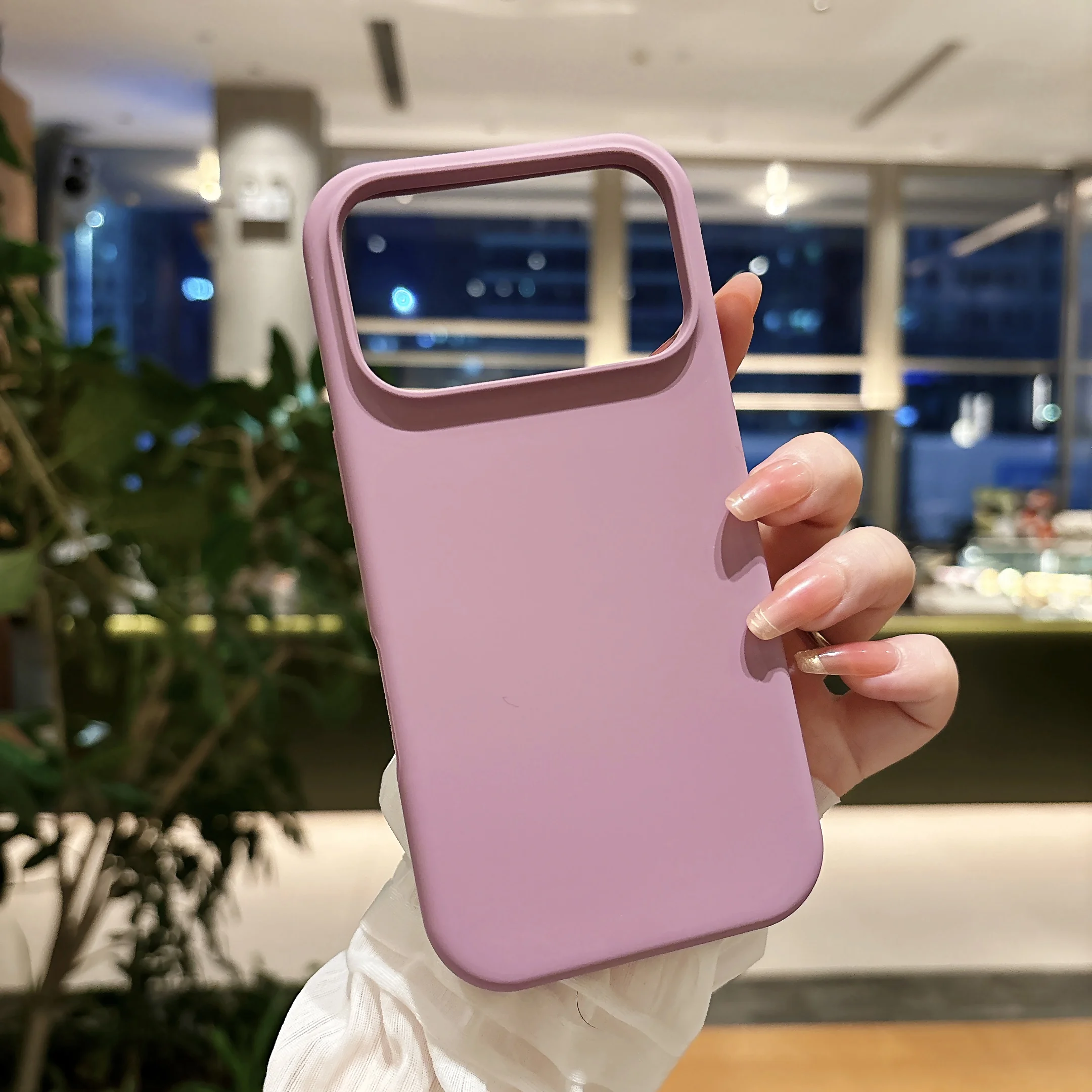 Capa Protetora Oficial Magsafe Em Silicone Líquido Para Iphone 15 Plus (roxo Escuro)