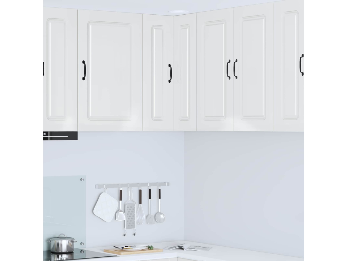 Vidaxl Painel De Lava-louça Kalmar Branco Brilhante 57 X 57 X 80 Cm