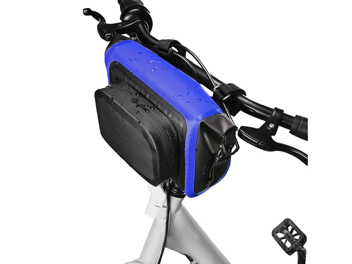 Bolsa Para Bicicleta Impermeável Com Suporte Para Celular Capacidade Grande Acessório Multifuncional Mtb Passeio