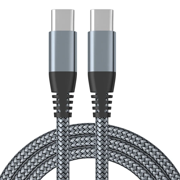 Cabo de Carregamento Usb c, Compatível com Carregamento Rápido de 60 W AQUAFORGE