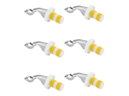 Ferramenta 6Pcs Tipo Squeeze Plugue de Vedação Vinho Tinto-Branco Amarelo Diamond Silicone para Garrafa Rolha Expansão D UISAVE