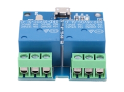 Laxiscreed Módulo De Relay Usb 2 Canais Para Controle De 5v Dc Inteligente