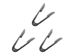 3x Pinças Para Churrasco Talheres Antiaderentes Para Alimentos Pão Bolo Utensílios De Cozinha Slowmoose