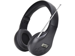 Fones De Ouvido Portáteis Lurrose Com Rádio Fm, Sem Fio, Com Visor Digital, Leves E De Plástico, Ideais Para Corrida E